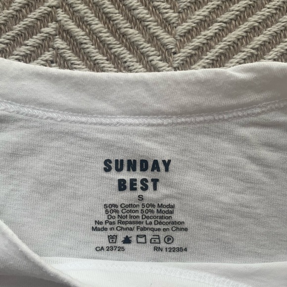 Aritzia Sunday Best Embroidered TShirt - Picture 4 of 4